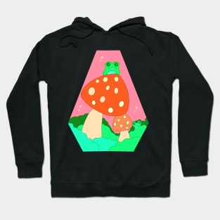 frogs and toadstool Hoodie